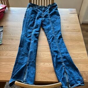 Madewell Blue Flare & Wide Leg Jeans